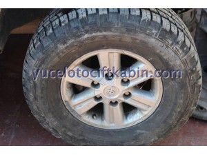 TOYOTA HİLUX ÇELİK JANT LASTİK EURO 5 ÇIKMA TOYOTA HİLUX ÇELİK JANT LASTİK EURO 5 ÇIKMA